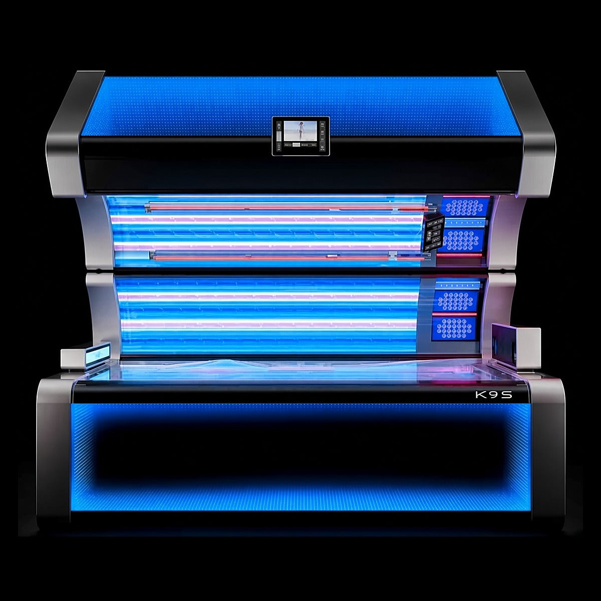 megaSun K9S lay-down sunbed